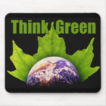 Think Green mousepads by photoinspiration Think Green mousepads