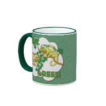 Think Green Mug by JenniesDesigns Think Green Mug