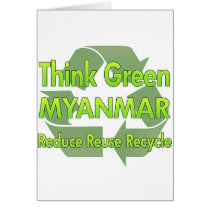 Think Green Myanmar cards