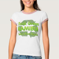 Think Green Namibia t-shirts by FlagStore Think Green Namibia t-shirts
