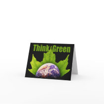 Think Green notecards