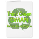 Think Green Oman cards