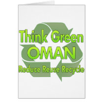 Think Green Oman cards