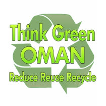 Think Green Oman t-shirts by FlagStore Think Green Oman t-shirts