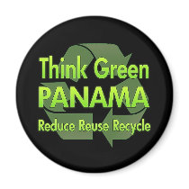 Think Green Panama magnets
