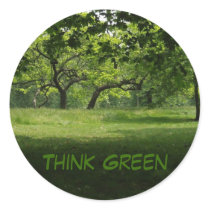 Think Green Park Stickers stickers