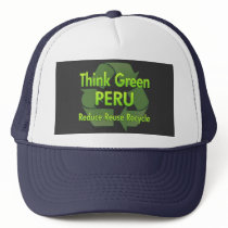 Think Green Peru Trucker Hats