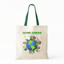 Think Green - Plant a Tree Canvas Bag