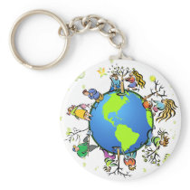 Think Green - Plant a Tree Keychains