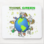 Think Green - Plant a Tree mousepads
