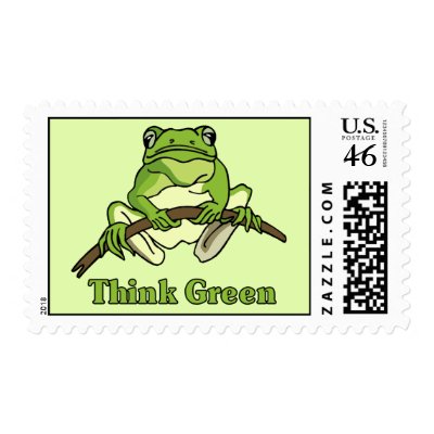 Think Green postage stamps