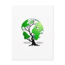 Think Green Post Card