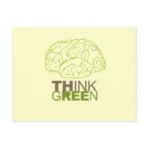 Think Green postcards