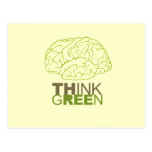 Think Green postcards