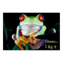 Think Green poster posters by photoinspiration Think Green poster posters