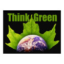 Think Green poster posters