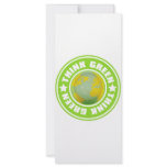 Think_Green Personalized Rack Card