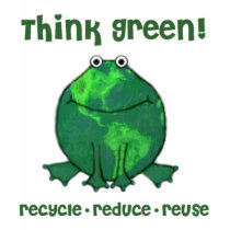 Think Green Recycle Frog T-Shirt