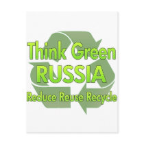 Think Green Russia postcards