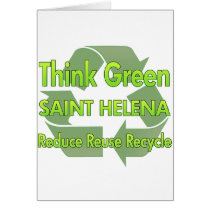 Think Green Saint Helena cards