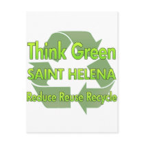 Think Green Saint Helena Postcards