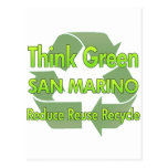 Think Green San Marino Postcards