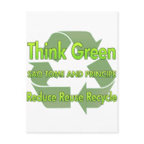 Think Green Sao Tome And Principe postcards