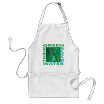 Think Green, Save Water aprons