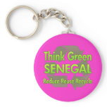 Think Green Senegal Keychain