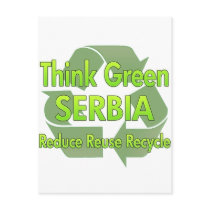 Think Green Serbia postcards by FlagStore Think Green Serbia postcards