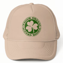 THINK GREEN SHAMROCK - hat