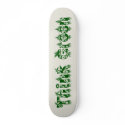 "Think Green" skateboards by JuJuGarden "Think Green" skateboards