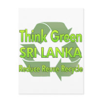 Think Green Sri Lanka postcards