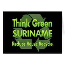 Think Green Suriname cards by FlagStore Think Green Suriname cards