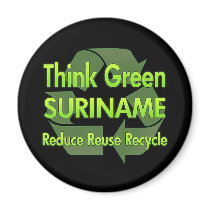 Think Green Suriname magnets