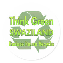 Think Green Swaziland stickers