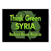 Think Green Syria cards