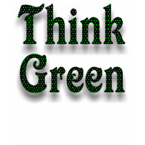 Think Green T-Shirt--Wide Design