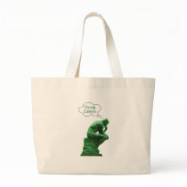 Think Green Thinker Tote Bag by Ars_Brevis Think Green Thinker Tote Bag