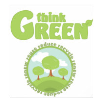 Think Green Trees posters by ellybean Think Green Trees posters