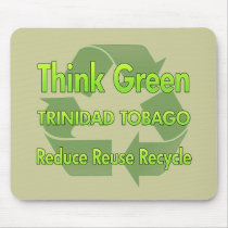 Think Green Trinidad Tobago mousepads