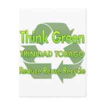 Think Green Trinidad Tobago postcards