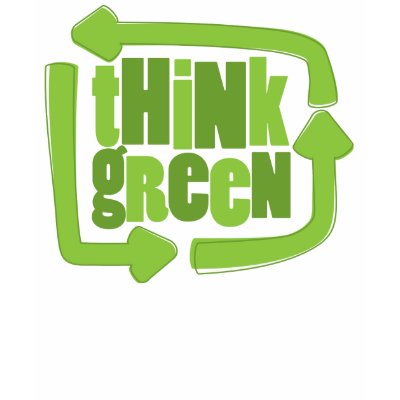 Think Green Tshirt by kt1moore