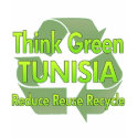 Think Green Tunisia t-shirts by FlagStore Think Green Tunisia t-shirts