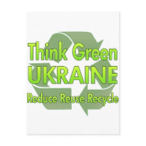 Think Green Ukraine postcards