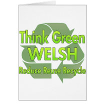 Think Green Welsh Island cards
