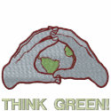 Think Green World embroidered shirts