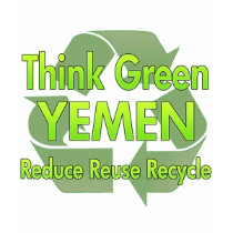 Think Green Yemen t-shirts by FlagStore Think Green Yemen t-shirts