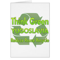 Think Green Yugoslavia cards
