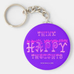 Think Happy Thoughts (5a) Keychain
